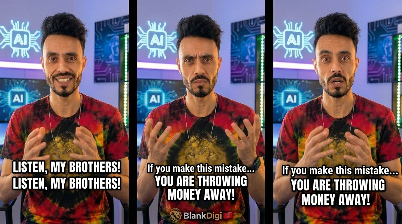 AI content avatar speaking to camera